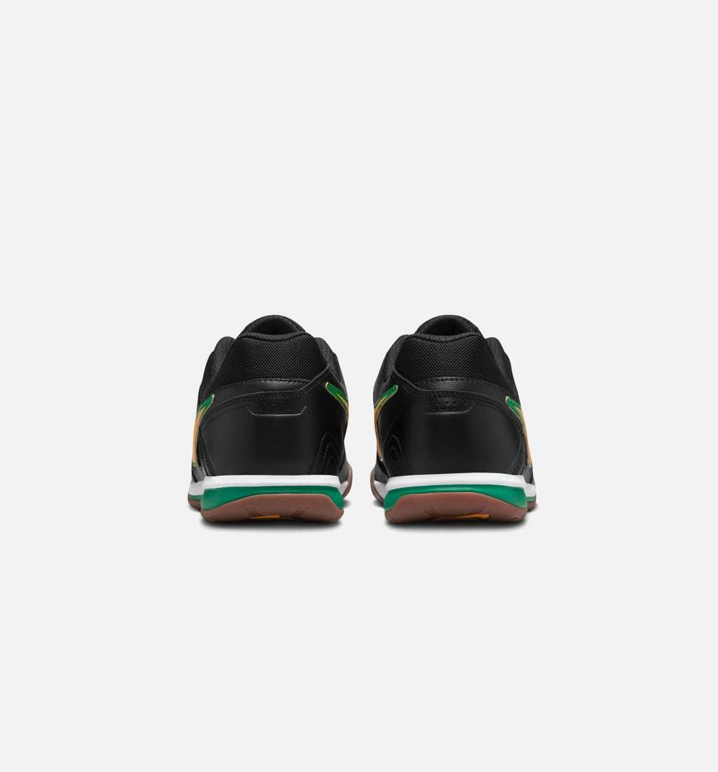 Nike Gato Brasil - Men's Lifestyle Sneaker (Black/White/Gum Dark Brown/Varsity Maize)