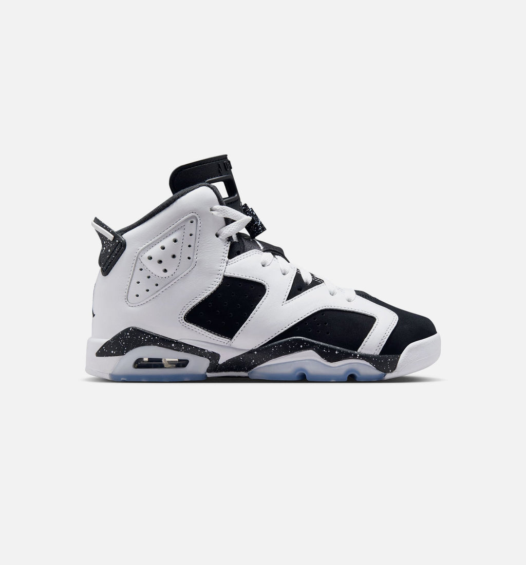 Air Jordan 6 Retro 'Black and White' Grade School - Black/White