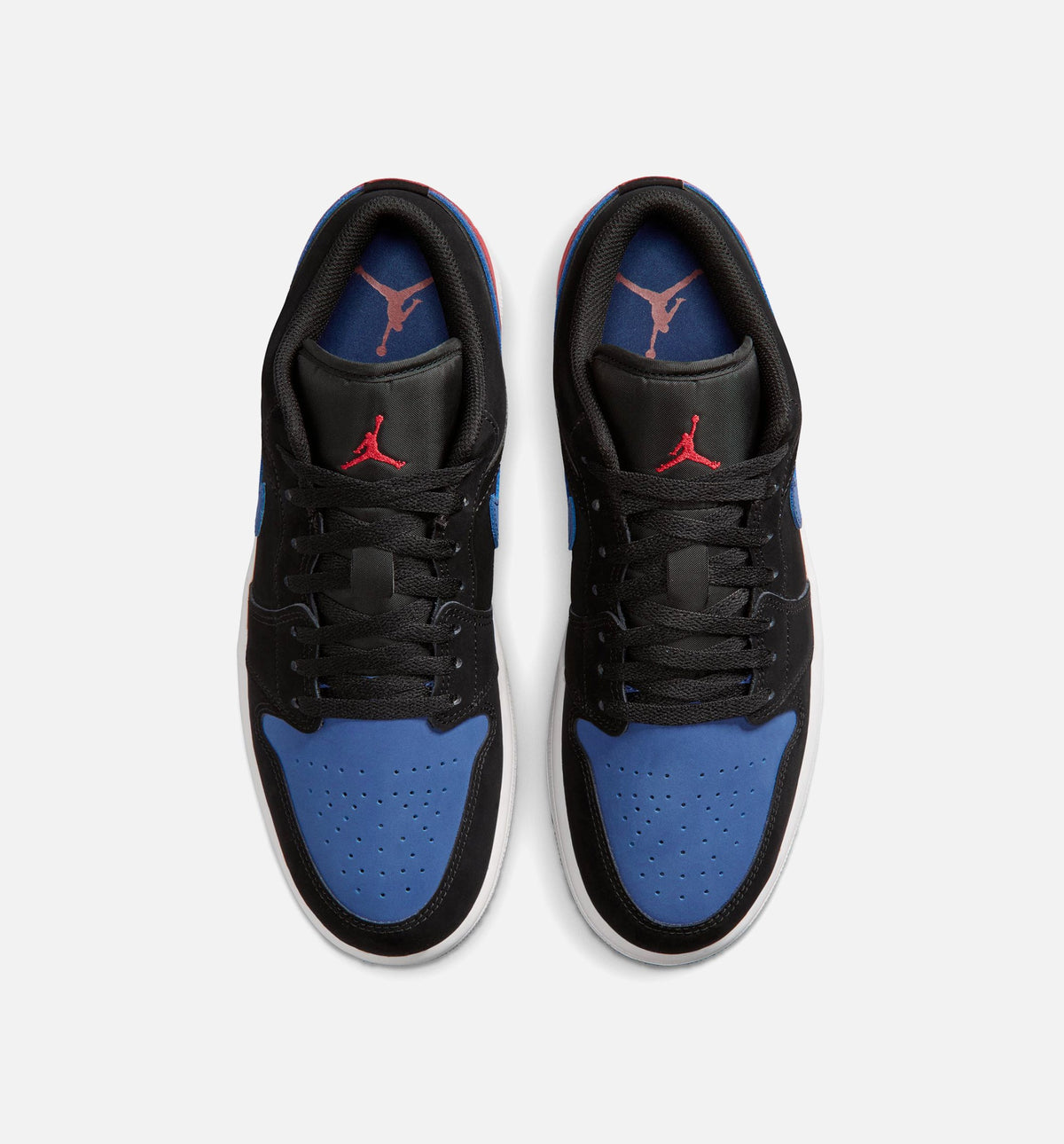 Air Jordan 1 Low - Men's Lifestyle Sneaker (Black/Summit White/True Blue/Varsity Red)