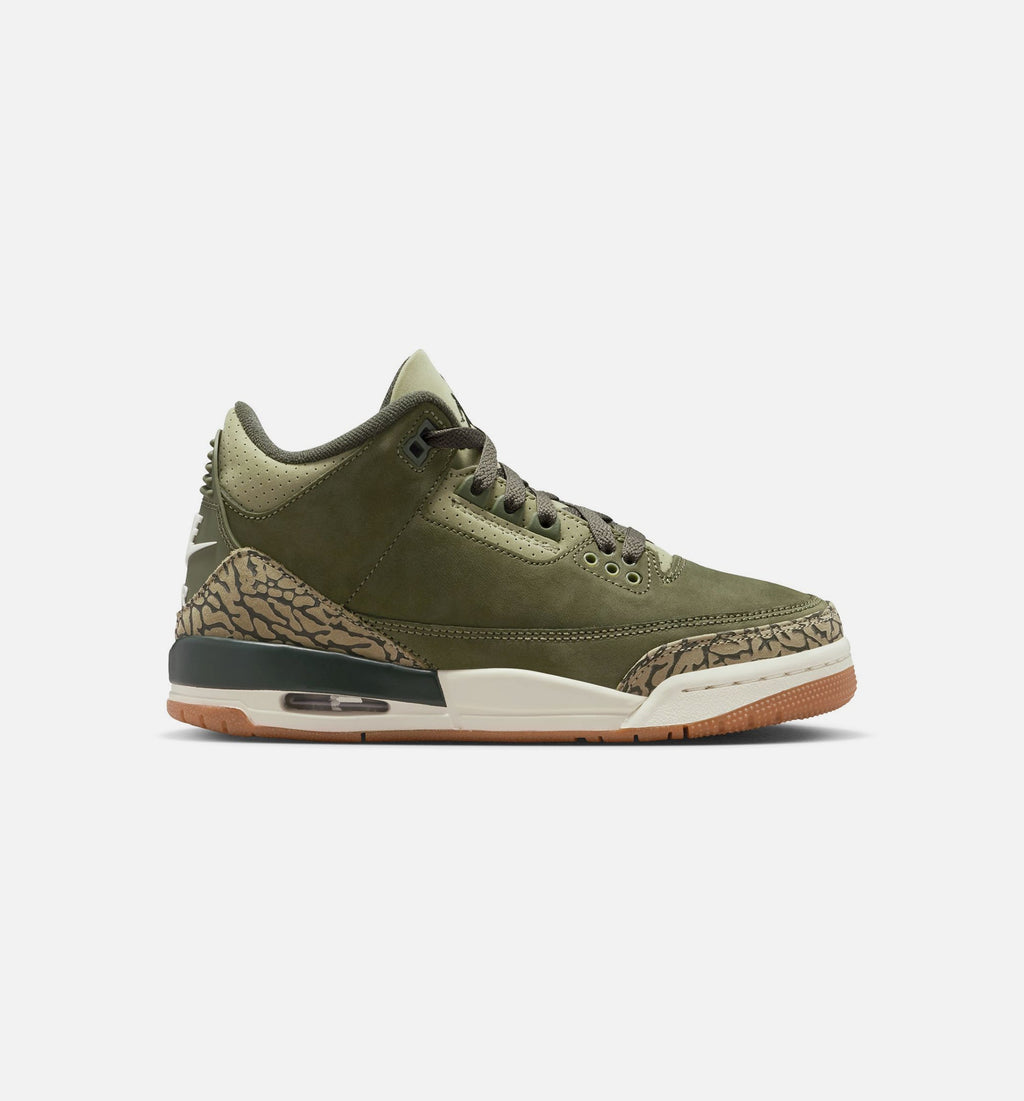 Air Jordan 3 Retro 'Medium Olive' Grade School - Medium Olive/Sequoia/Neutral Olive/Sail