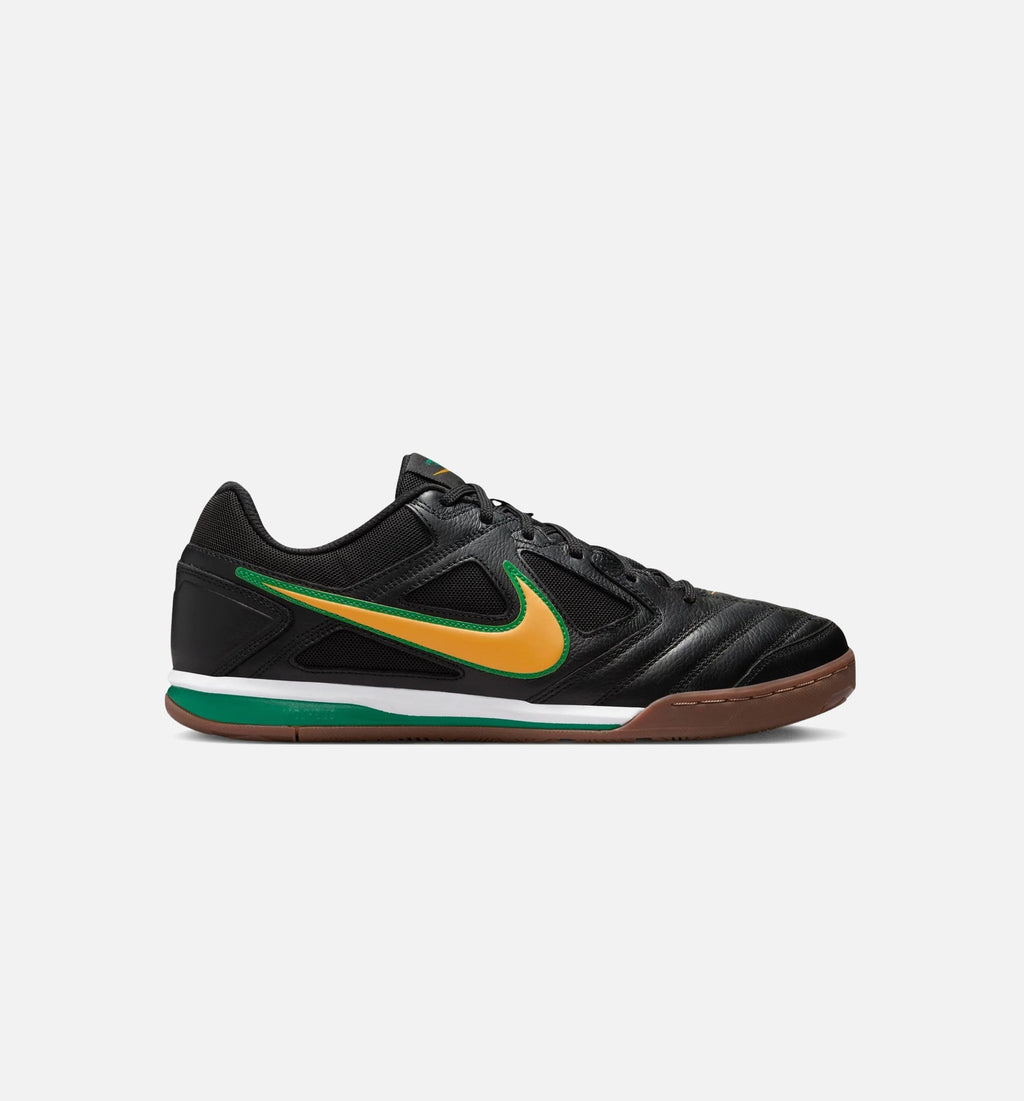 Nike Gato Brasil - Men's Lifestyle Sneaker (Black/White/Gum Dark Brown/Varsity Maize)