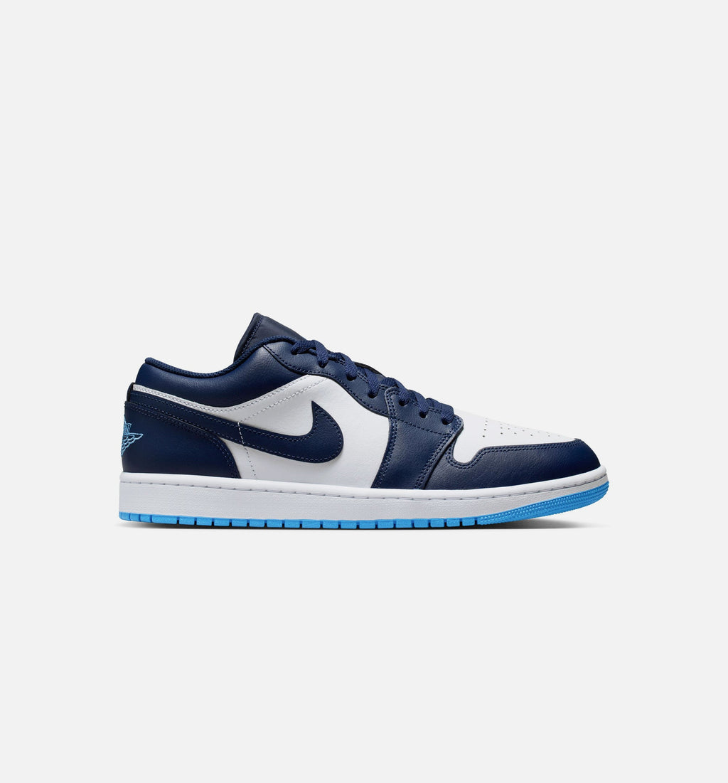 Air Jordan 1 Low - Men's Lifestyle Sneaker (Midnight Navy/University Blue/White)