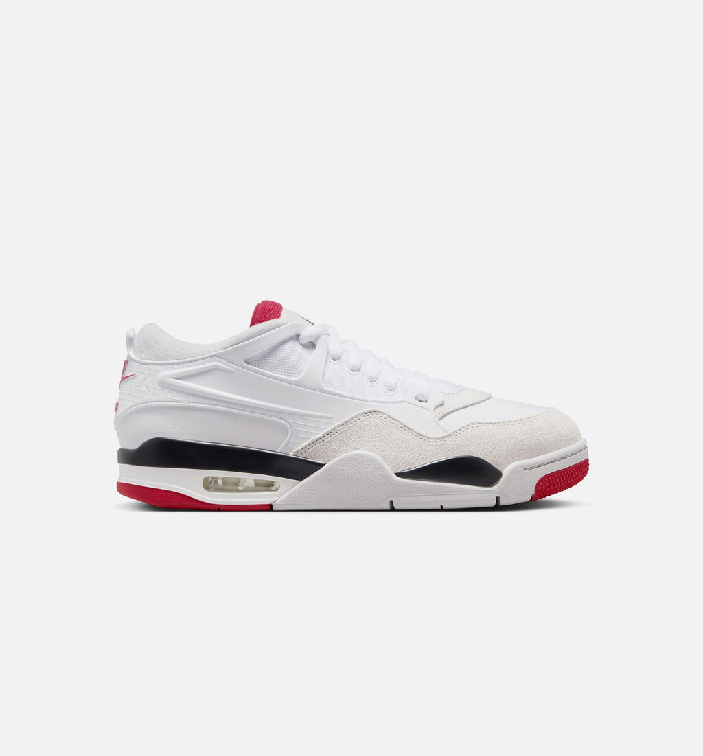 Air Jordan 4 RM - Men's Lifestyle Sneaker (White/Black/Neutral Grey/Varsity Red)