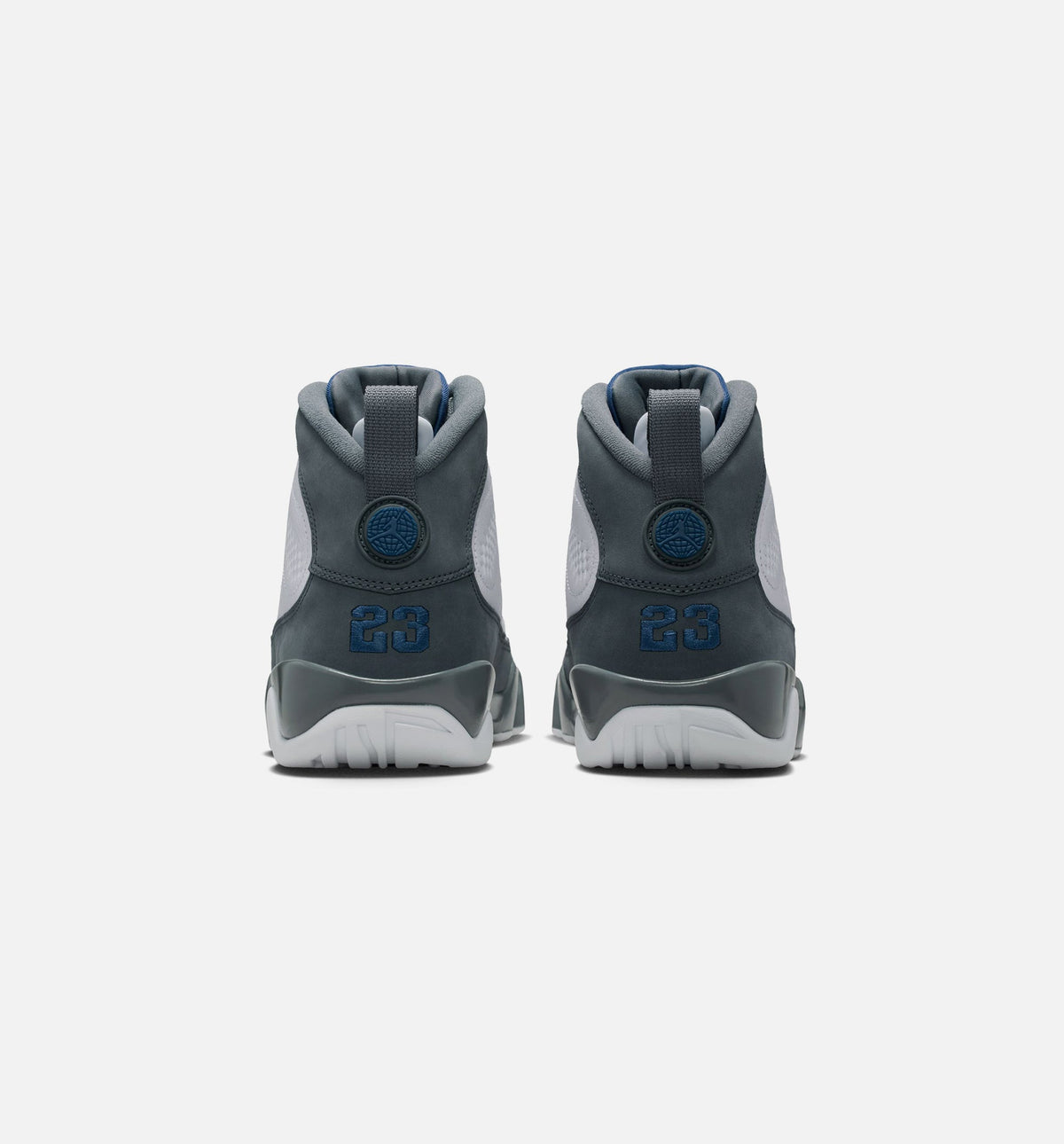 Air Jordan 9 Retro 'Flint Grey and French Blue' - Men's Lifestyle Sneaker (White/French Blue/Flint Grey)
