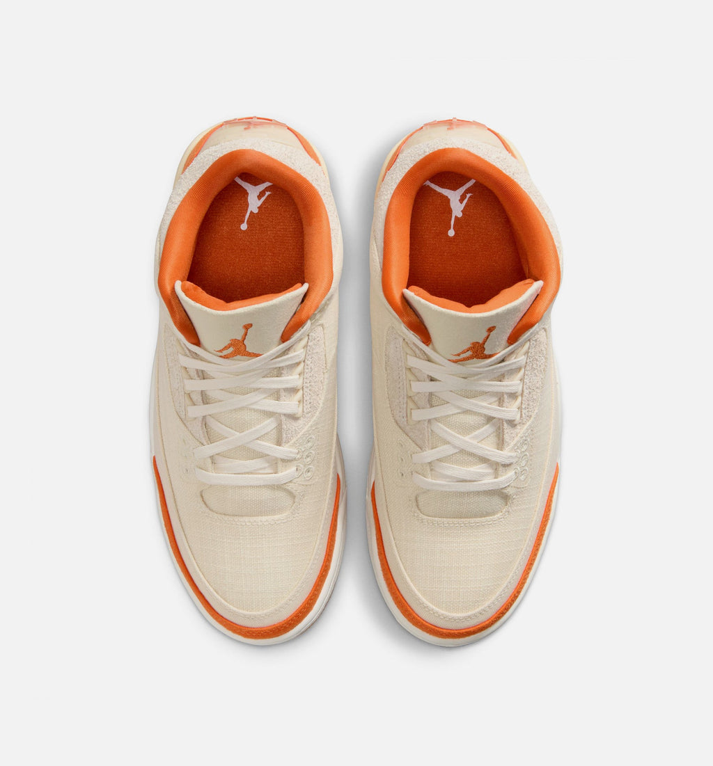 Air Jordan 3 Retro 'Starfish' - Women's Lifestyle Sneaker (Fossil/Starfish/Sail)