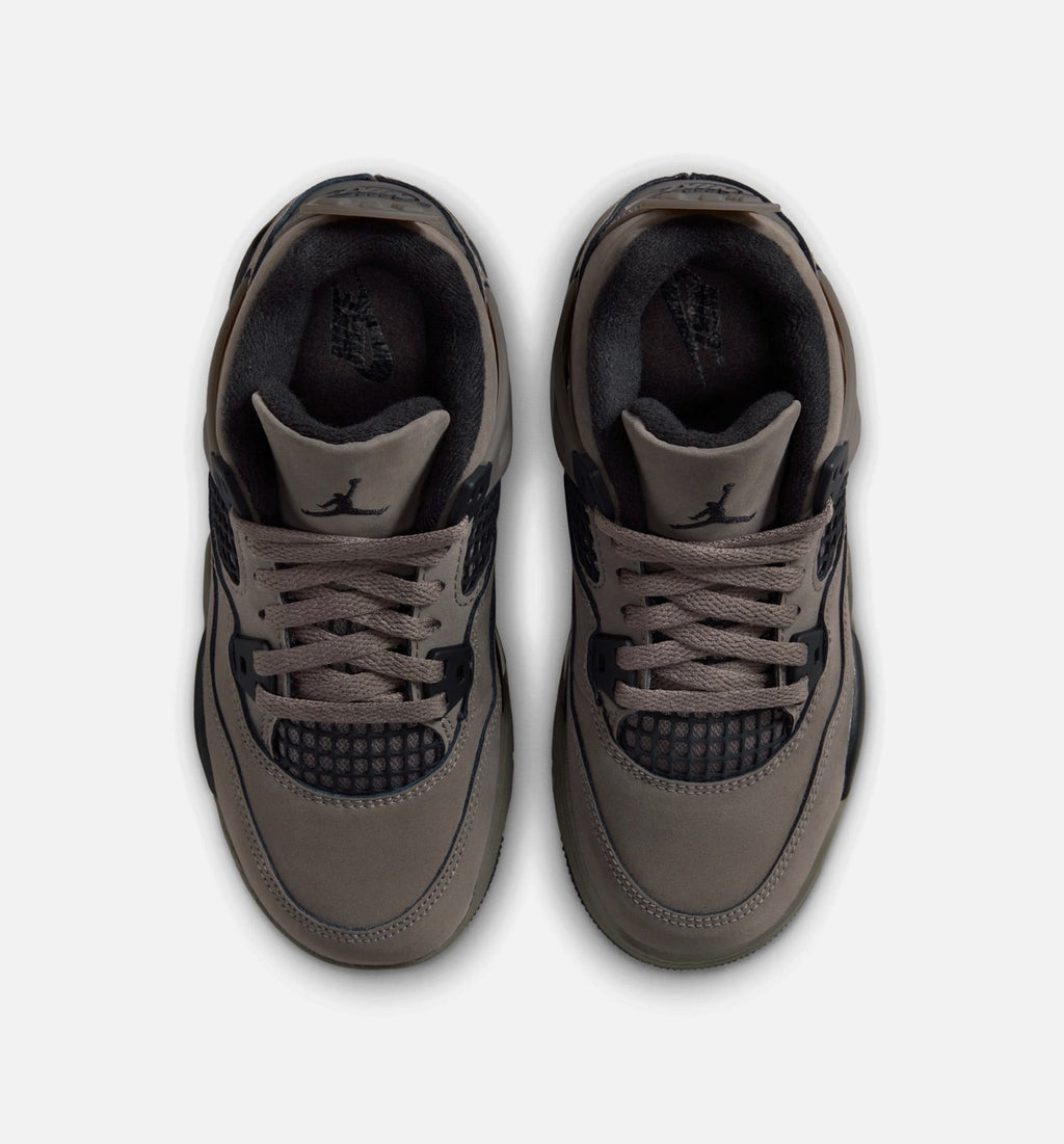 Air Jordan 4 Retro 'Cave Stone and Black' Preschool - Cave Stone/Black/Moon Particle