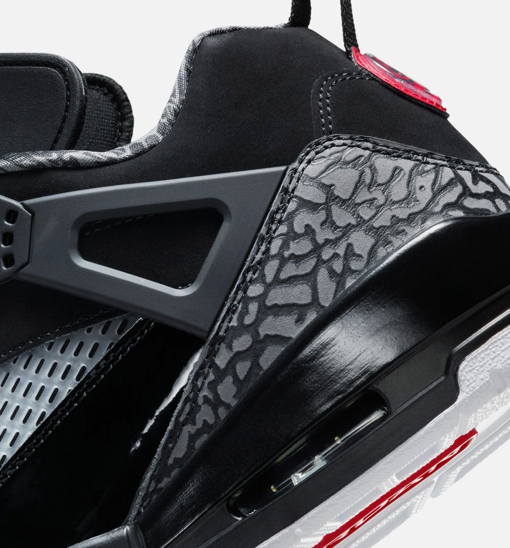 Jordan Spizike Low - Men's Lifestyle Sneaker (Black/Classic Green/White/Varsity Red)