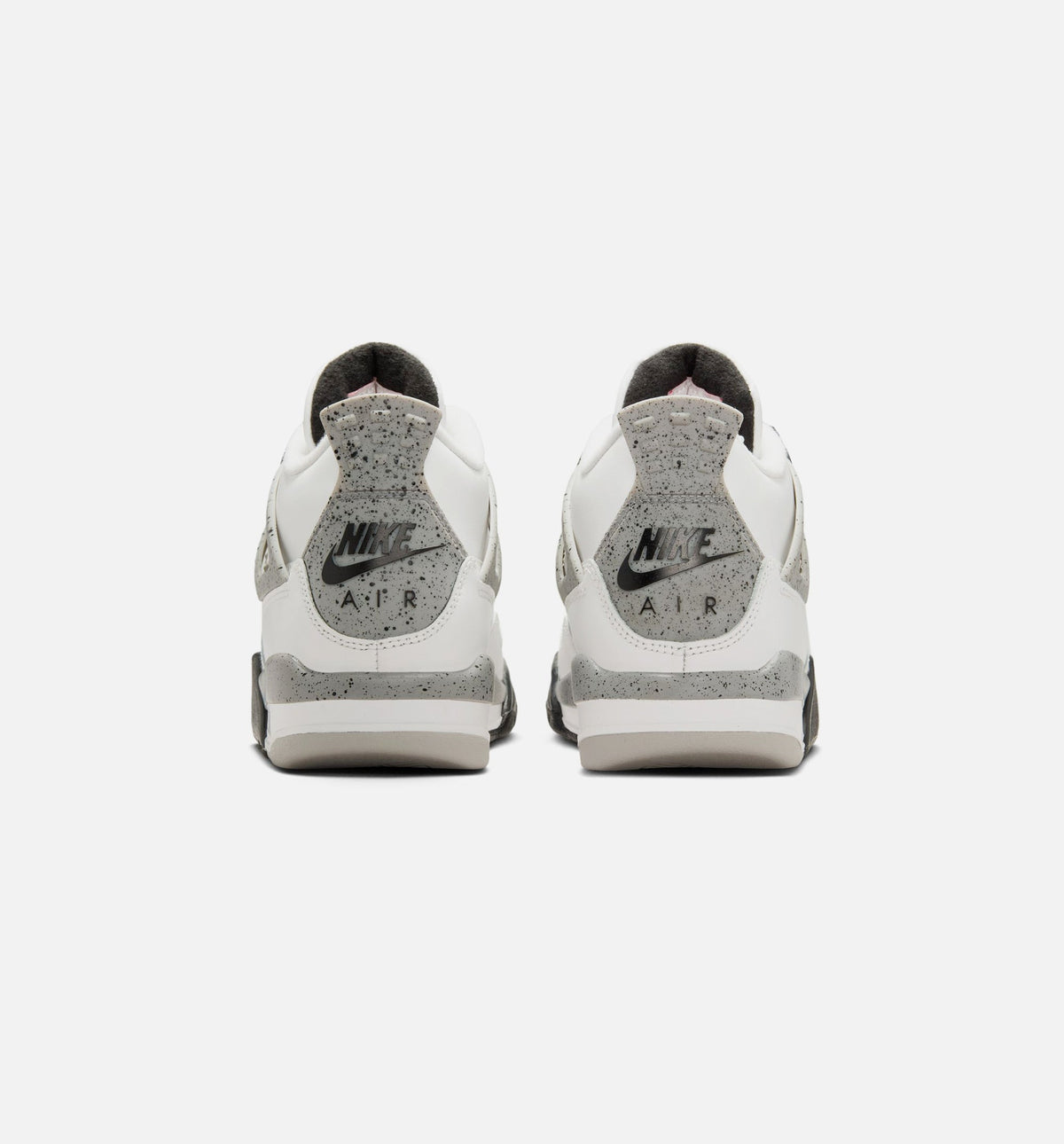 Air Jordan 4 Retro 'White Cement' Grade School - Summit White/Fire Red/Cement Grey/Black