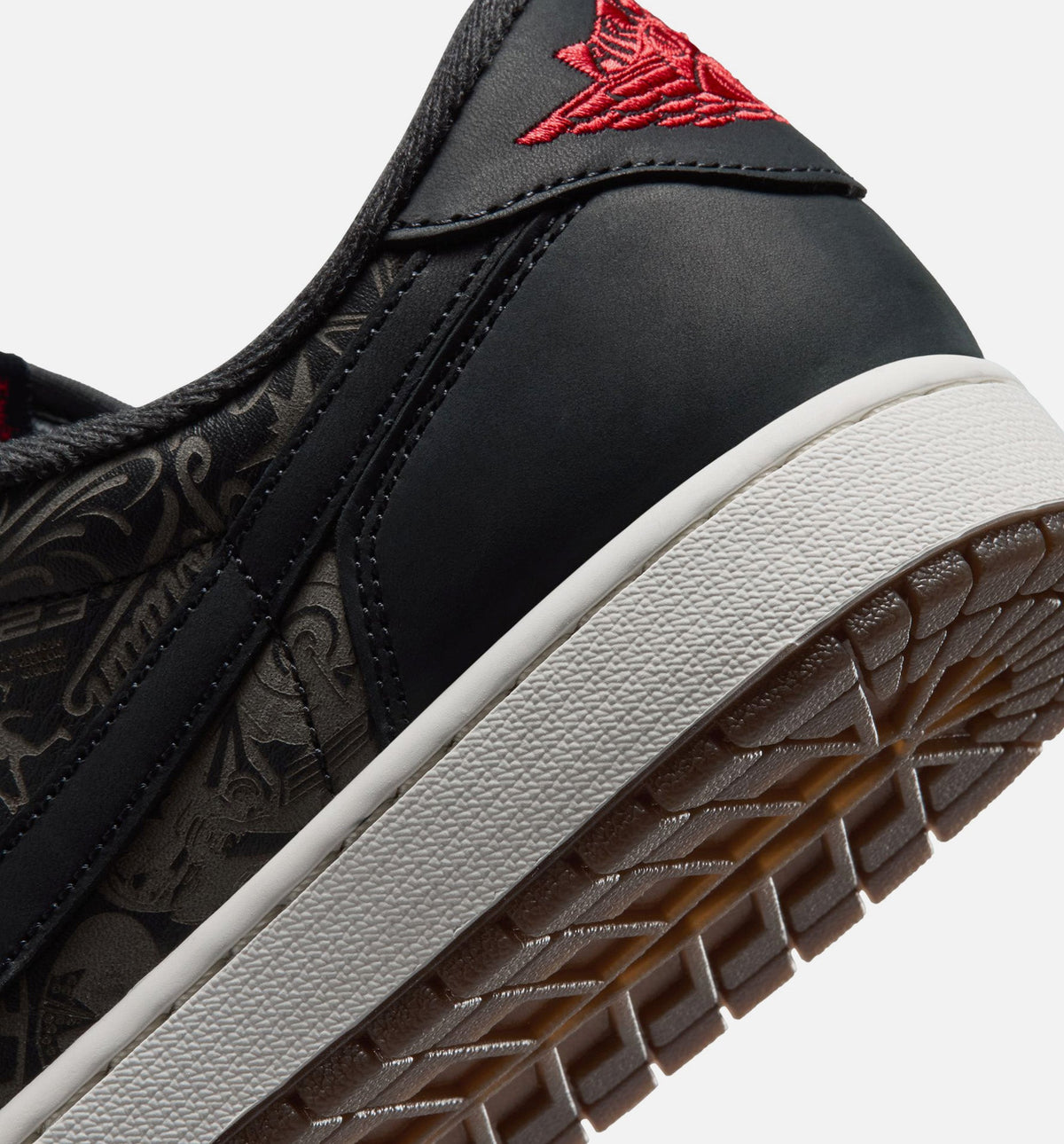 Air Jordan 1 Retro Low OG 'Laser Black and Varsity Red' - Men's Lifestyle Sneaker (Black/Varsity Red/Summit White)