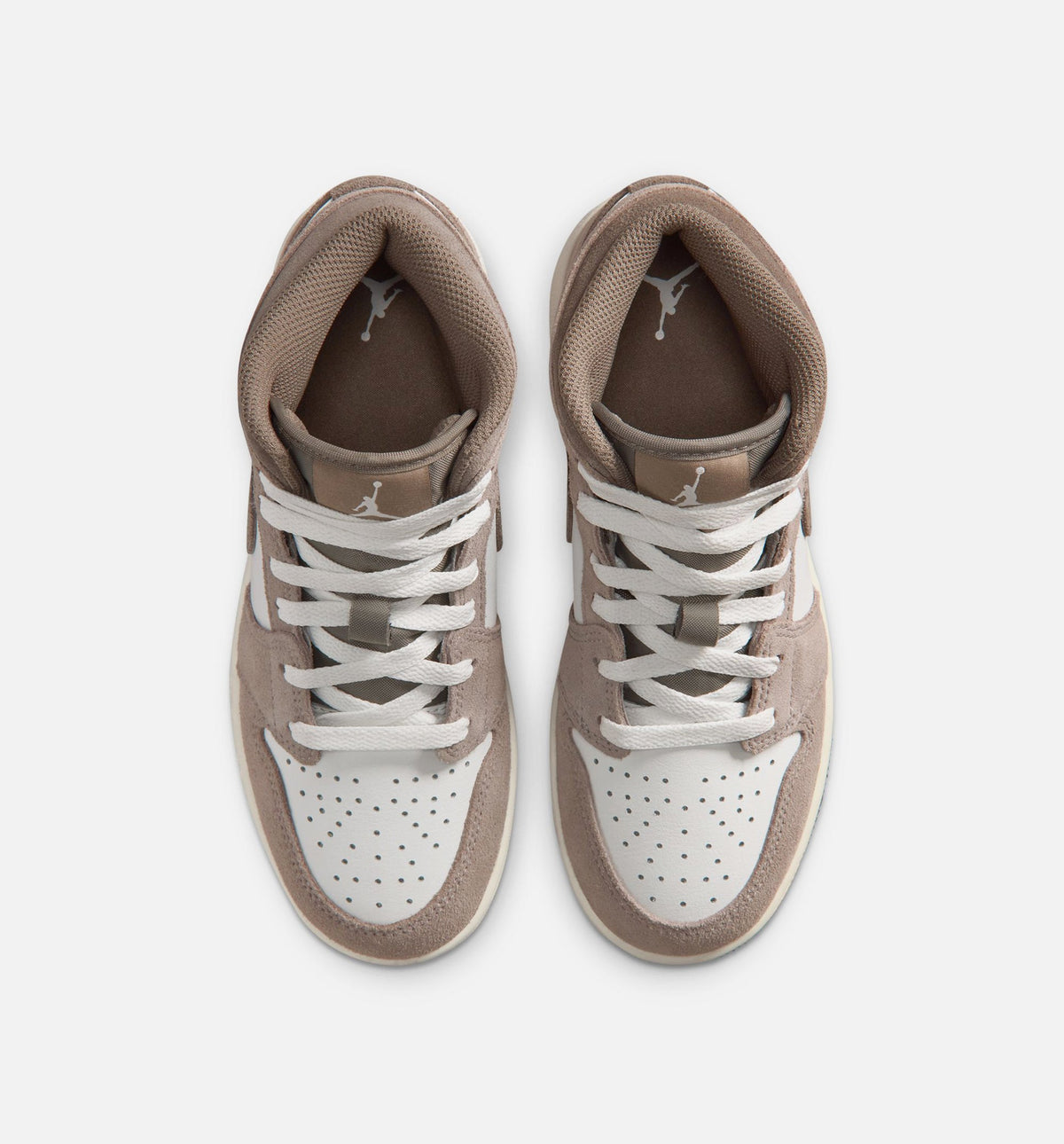 Air Jordan 1 Mid Grade School - Enigma Stone/Olive Grey/Summit White