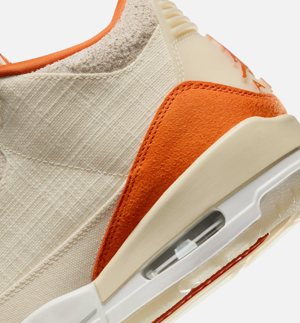 Air Jordan 3 Retro 'Starfish' - Women's Lifestyle Sneaker (Fossil/Starfish/Sail)