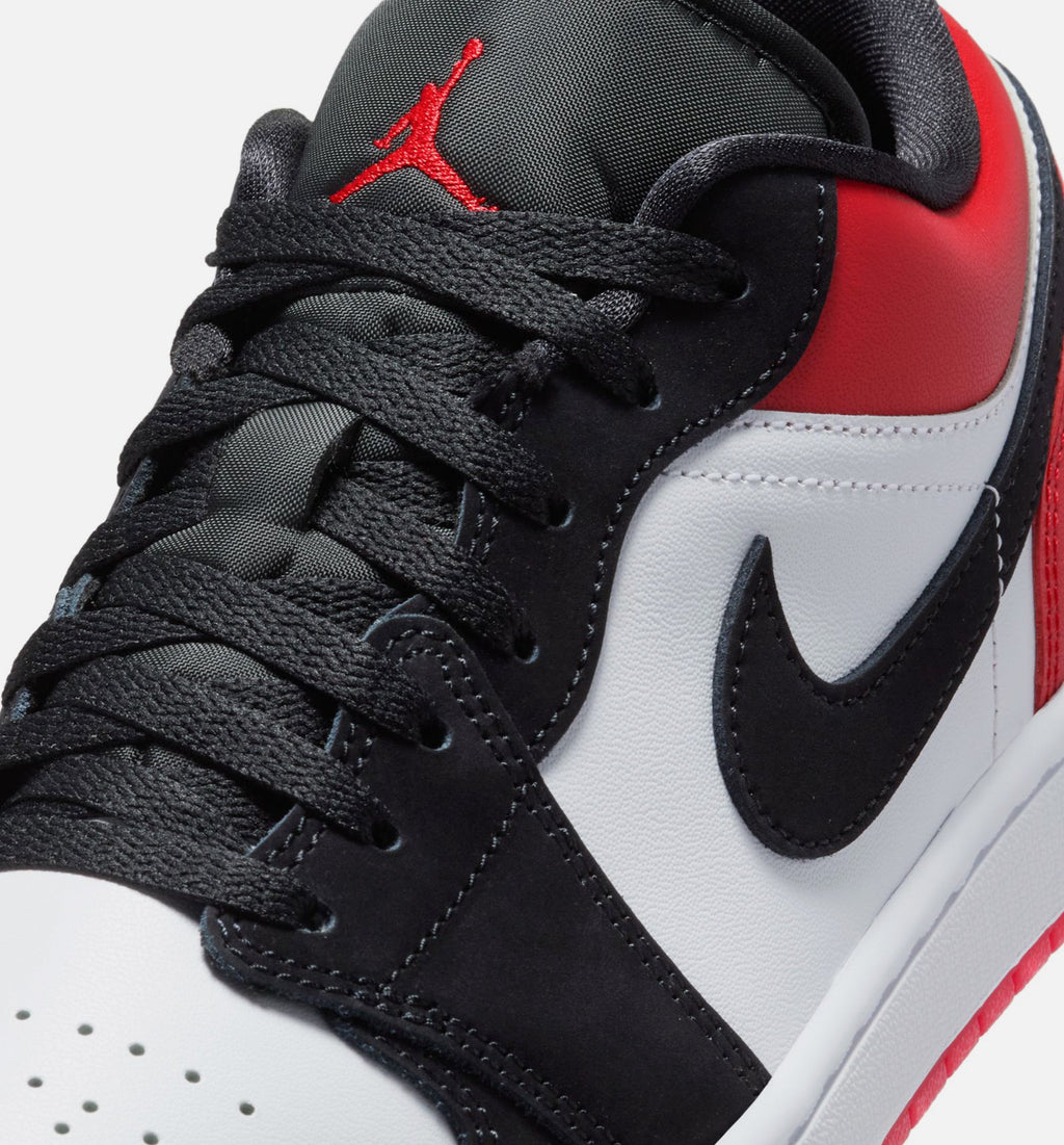 Air Jordan 1 Low SE - Men's Lifestyle Sneaker (White/Varsity Red/Black)