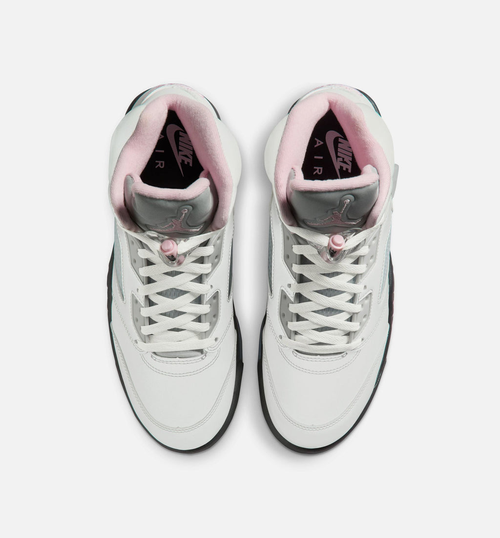 Air Jordan 5 Retro 'Medium Soft Pink' - Men's Lifestyle Sneaker (White/Soft Pink/Black)
