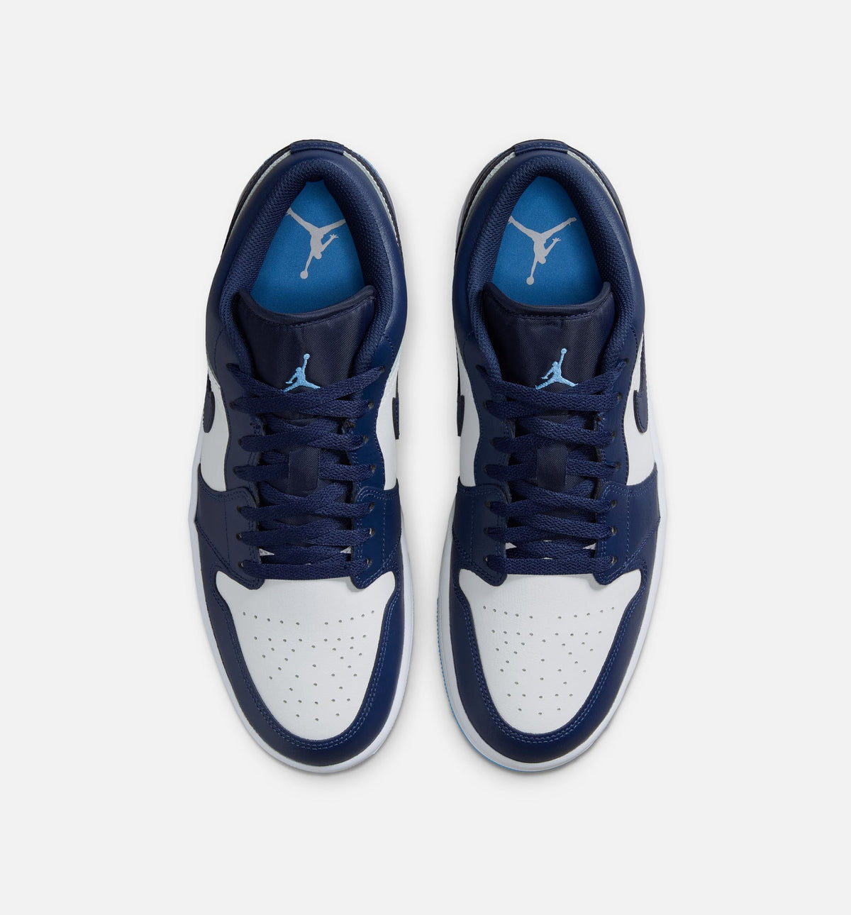 Air Jordan 1 Low - Men's Lifestyle Sneaker (Midnight Navy/University Blue/White)