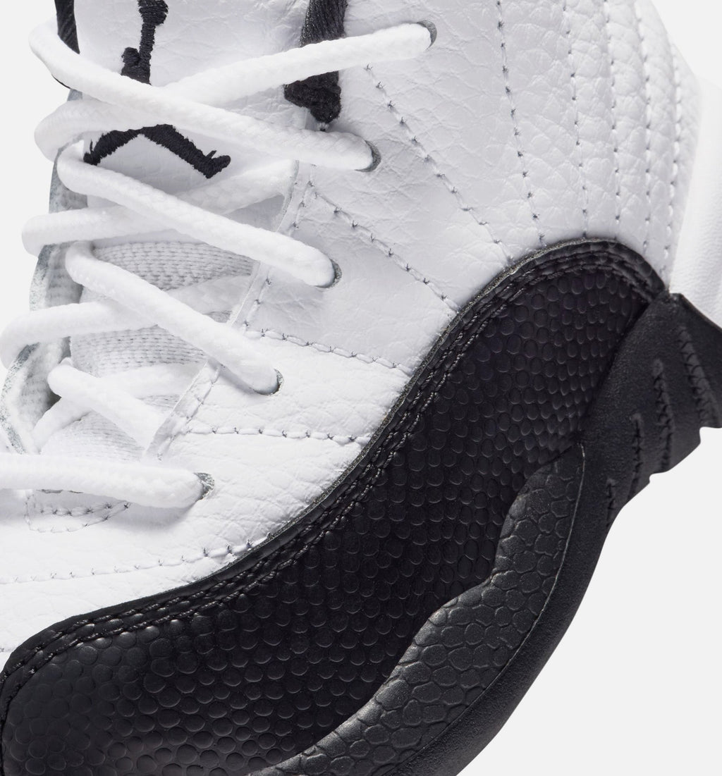 Air Jordan 12 Retro 'Taxi' - Infant/Toddler Lifestyle Sneaker (White/Black/Taxi)