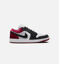 Air Jordan 1 Low SE 'Velvet' - Women's Lifestyle Sneaker (Black/Gym Red/White)