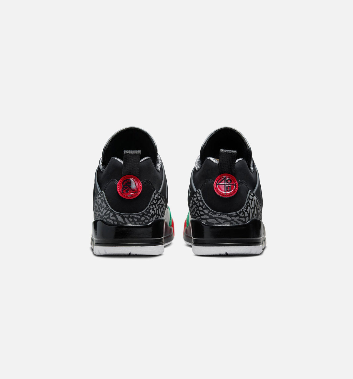 Jordan Spizike Low - Men's Lifestyle Sneaker (Black/Classic Green/White/Varsity Red)