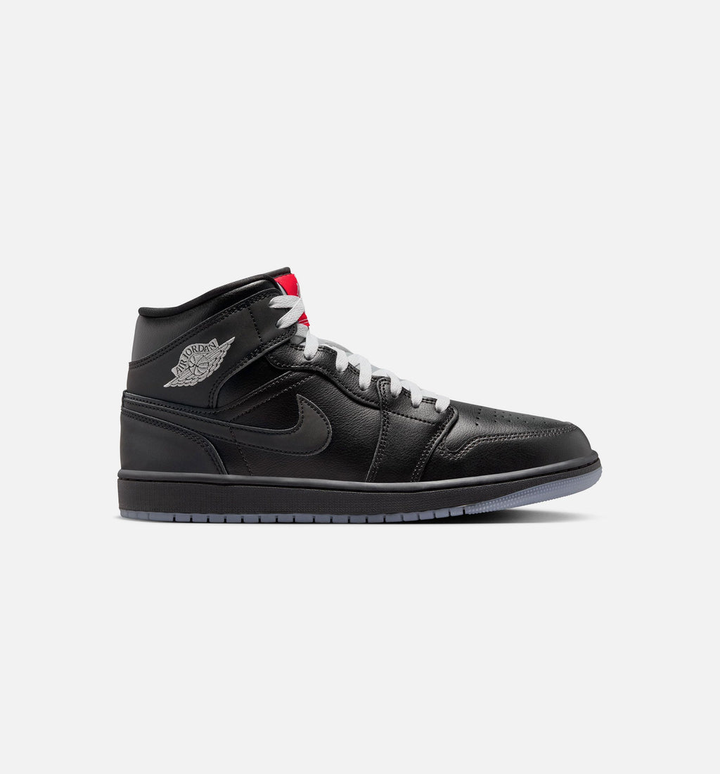 Air Jordan 1 Mid SE - Men's Lifestyle Sneaker (Black/Grey)