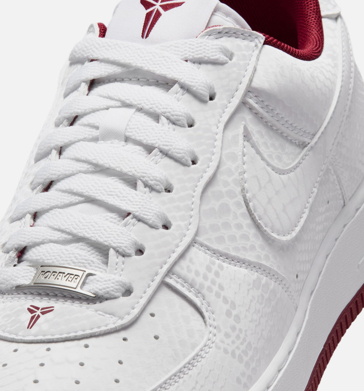 Kobe Air Force 1 Low 'Merion' - Men's Lifestyle Sneaker (White/Team Red/White)