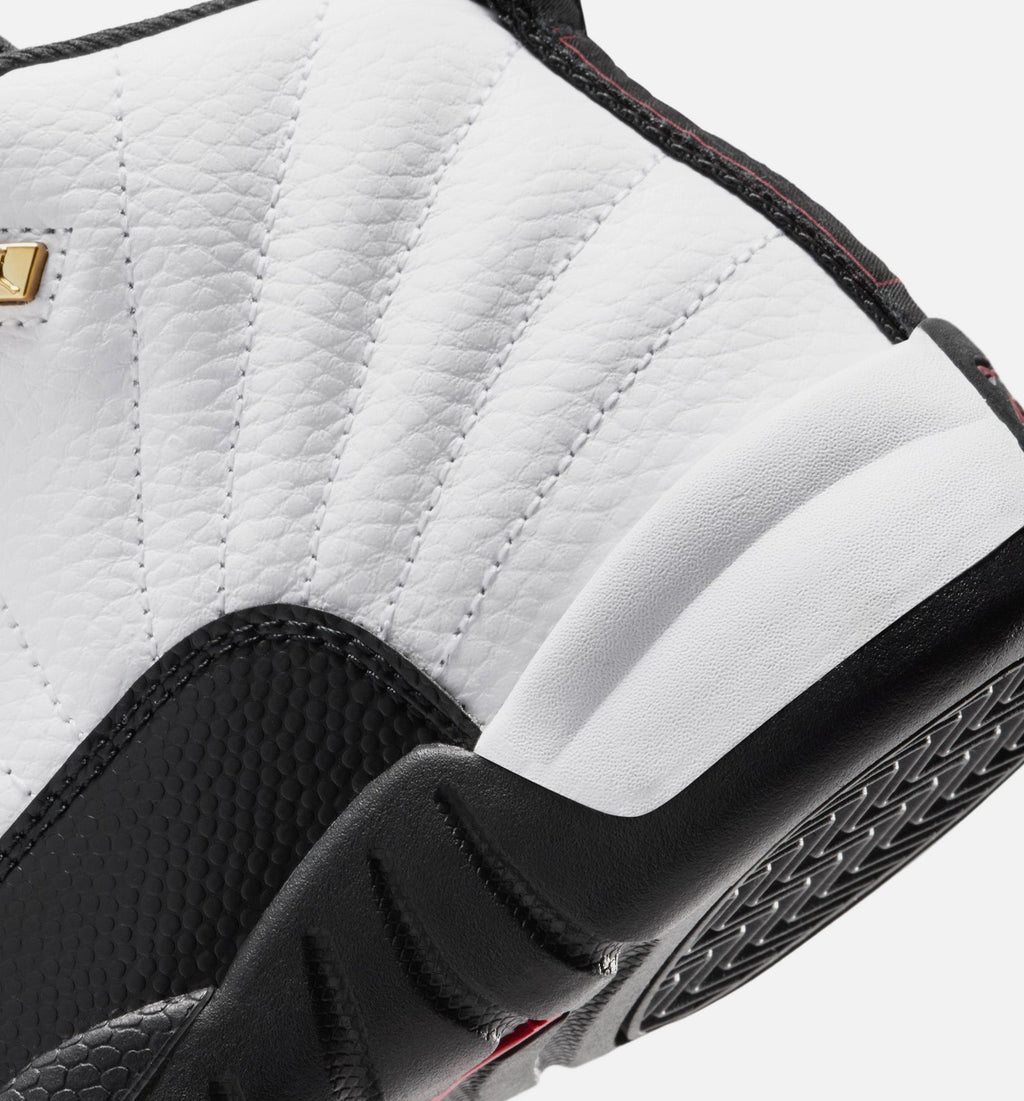 Air Jordan 12 Retro 'Taxi' Preschool - White/Black/Taxi