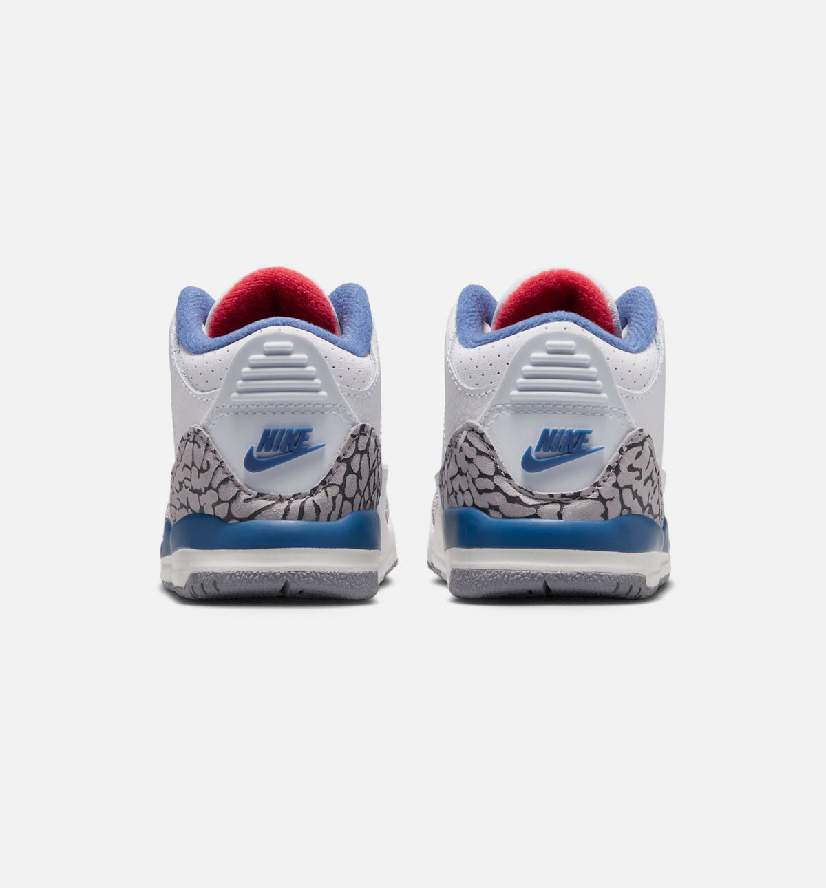 Air Jordan 3 Retro OG 'True Blue' - Infant/Toddler Lifestyle Sneaker (White/Fire Red/True Blue)