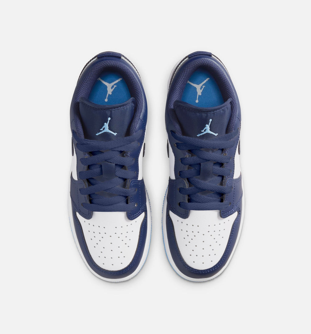 Air Jordan 1 Low Grade School - Midnight Navy/University Blue/White