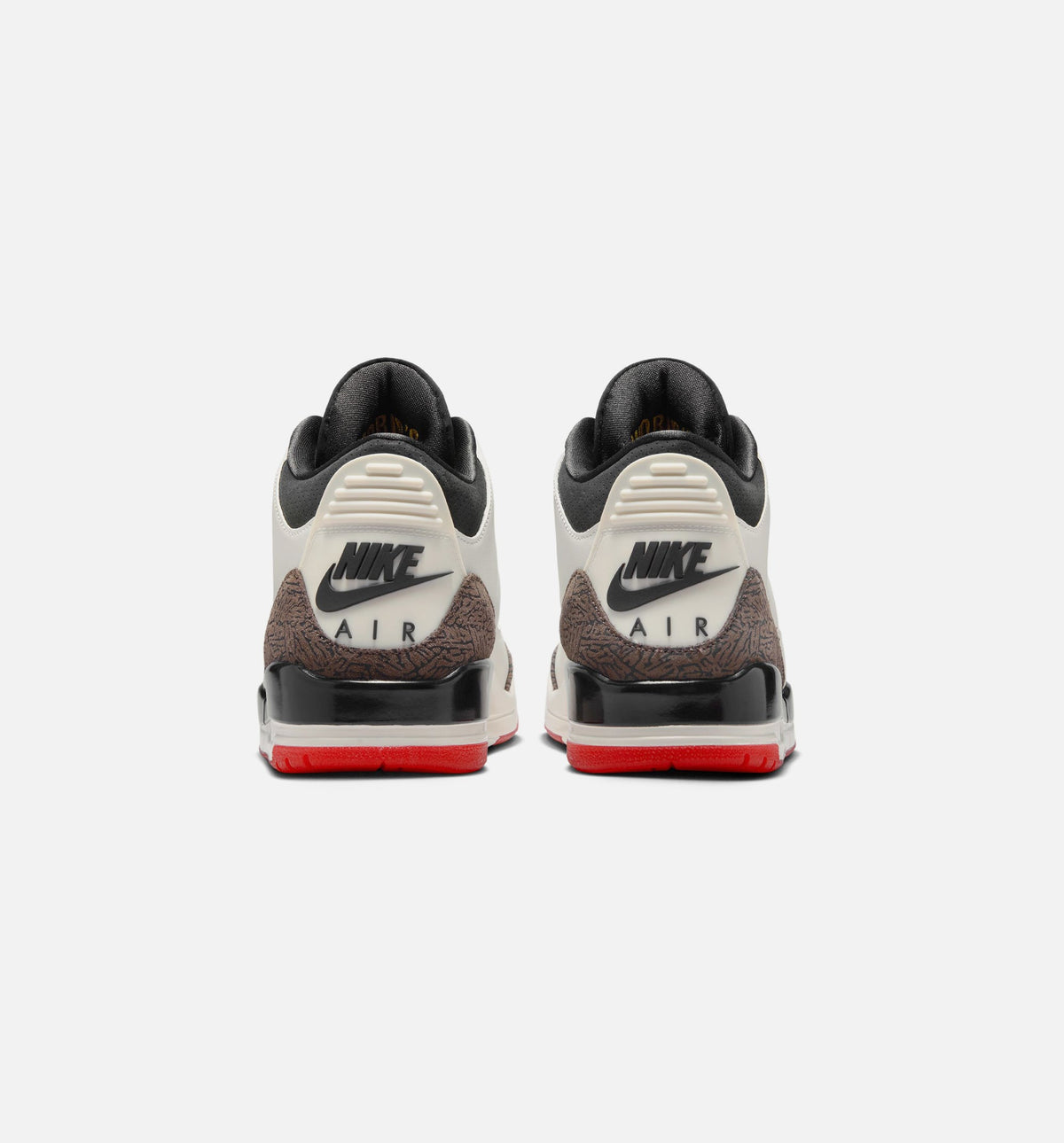 Air Jordan 3 Retro 'Sail and University Red' - Men's Lifestyle Sneaker (Sail/Black/University Red/Pale Ivory)