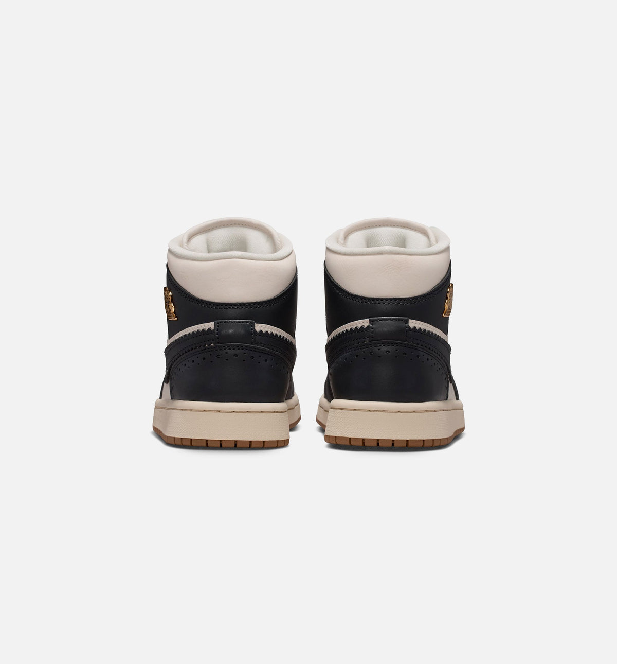 Air Jordan 1 Mid SE - Women's Lifestyle Sneaker (Off-Noir/Chalk/Pearl White)