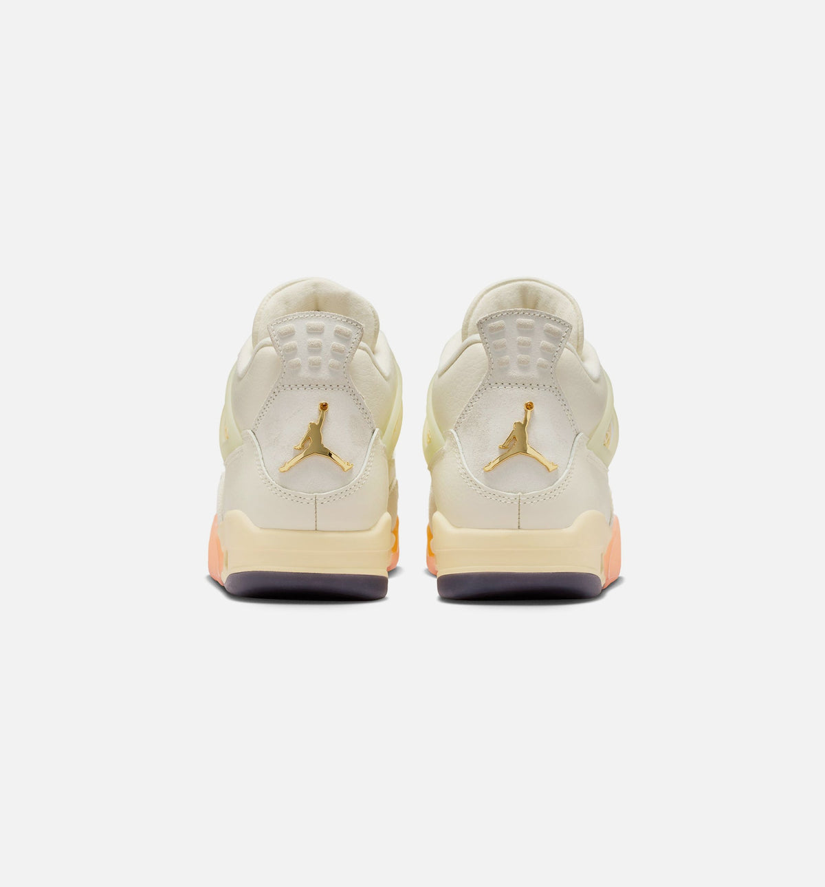 Air Jordan 4 Retro 'Birds of Paradise' - Women's Lifestyle Sneaker (Coconut Milk/Metallic Gold/Muslin/Bright Mango/Sundial/Black)