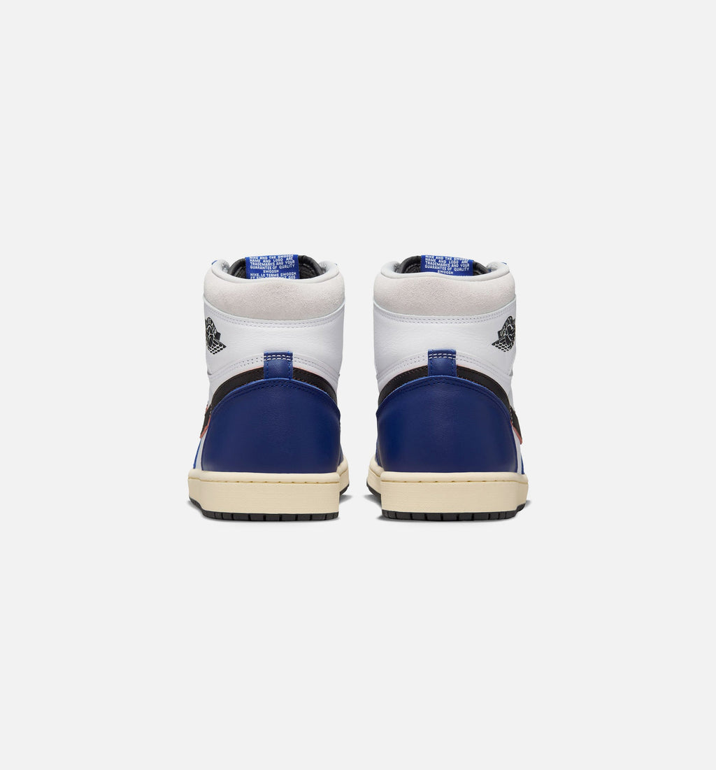 Air Jordan 1 Retro High OG 'Rare Air' Deep Royal Blue - Men's Lifestyle Sneaker (White/Black/Neutral Grey/Deep Royal Blue)