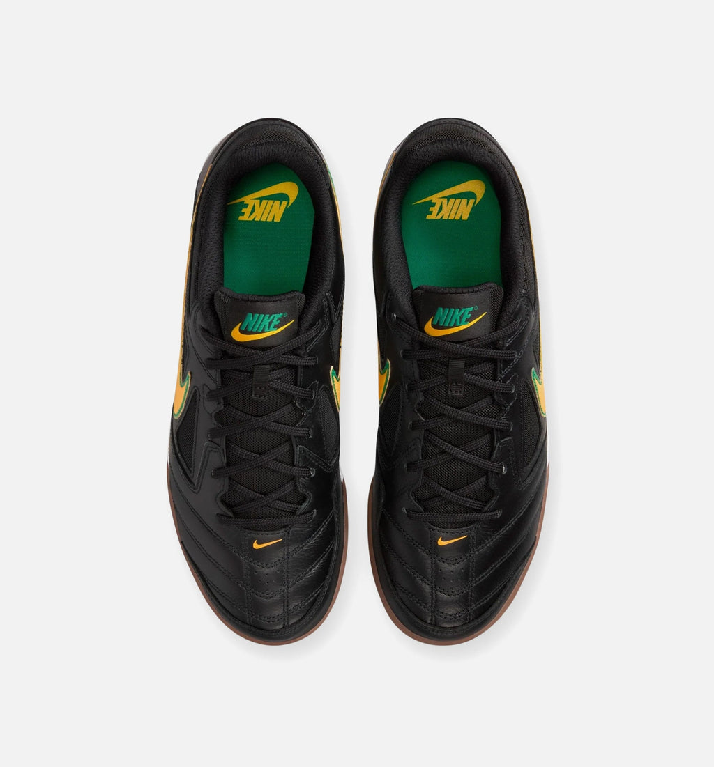 Nike Gato Brasil - Men's Lifestyle Sneaker (Black/White/Gum Dark Brown/Varsity Maize)