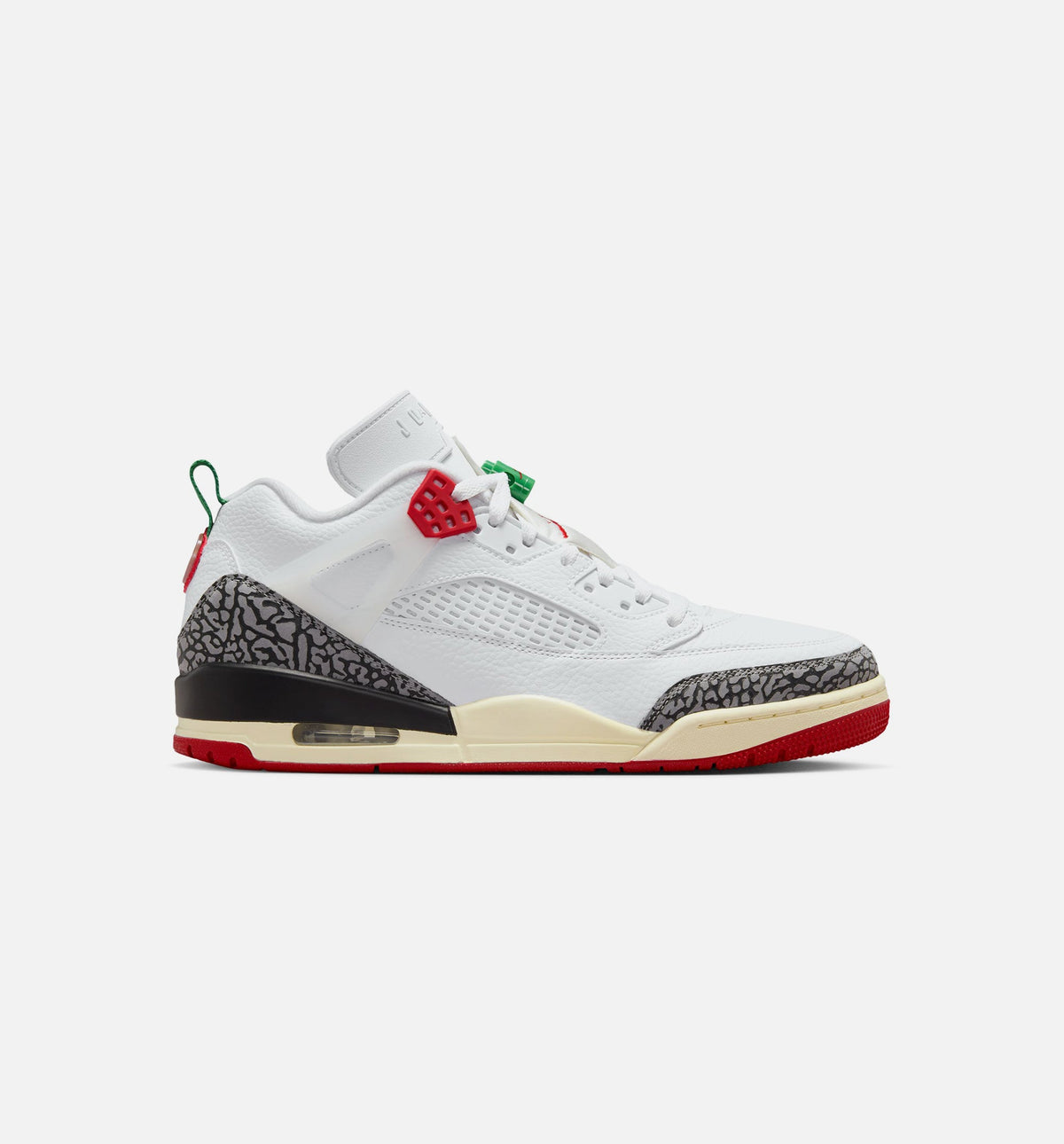 Jordan Spizike Low - Men's Lifestyle Sneaker (White/Black/Sail/Varsity Red)