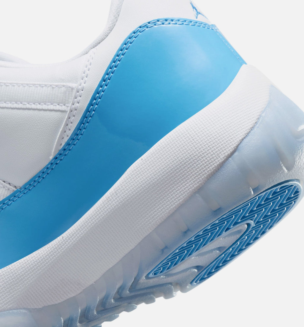 Air Jordan 11 Retro Low 'University Blue' - Men's Lifestyle Sneaker (White/University Blue/Black)