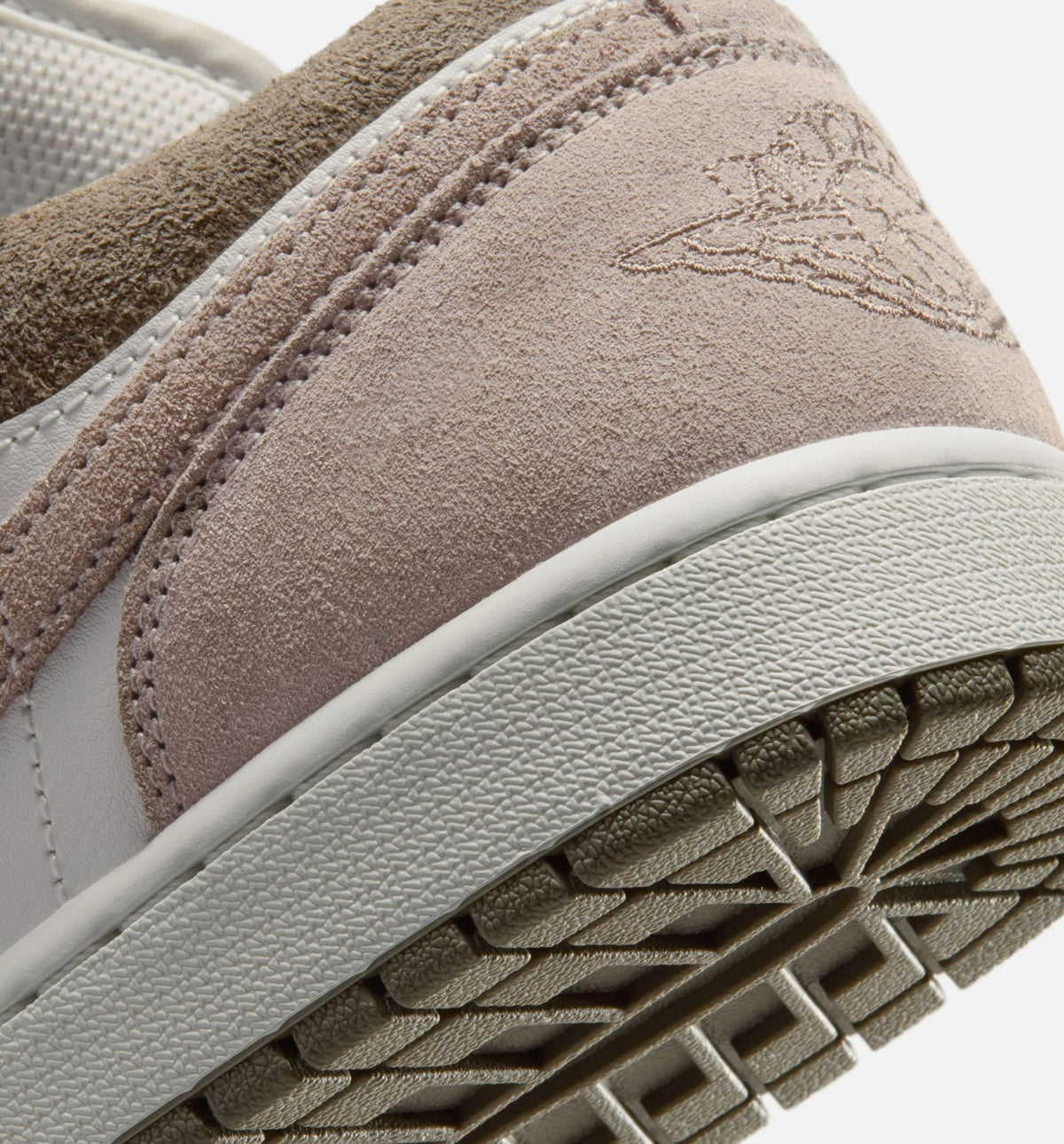 Air Jordan 1 Low - Men's Lifestyle Sneaker (Olive Grey/Enigma Stone/Summit White)