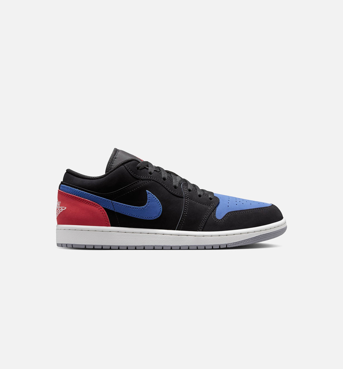 Air Jordan 1 Low - Men's Lifestyle Sneaker (Black/Summit White/True Blue/Varsity Red)