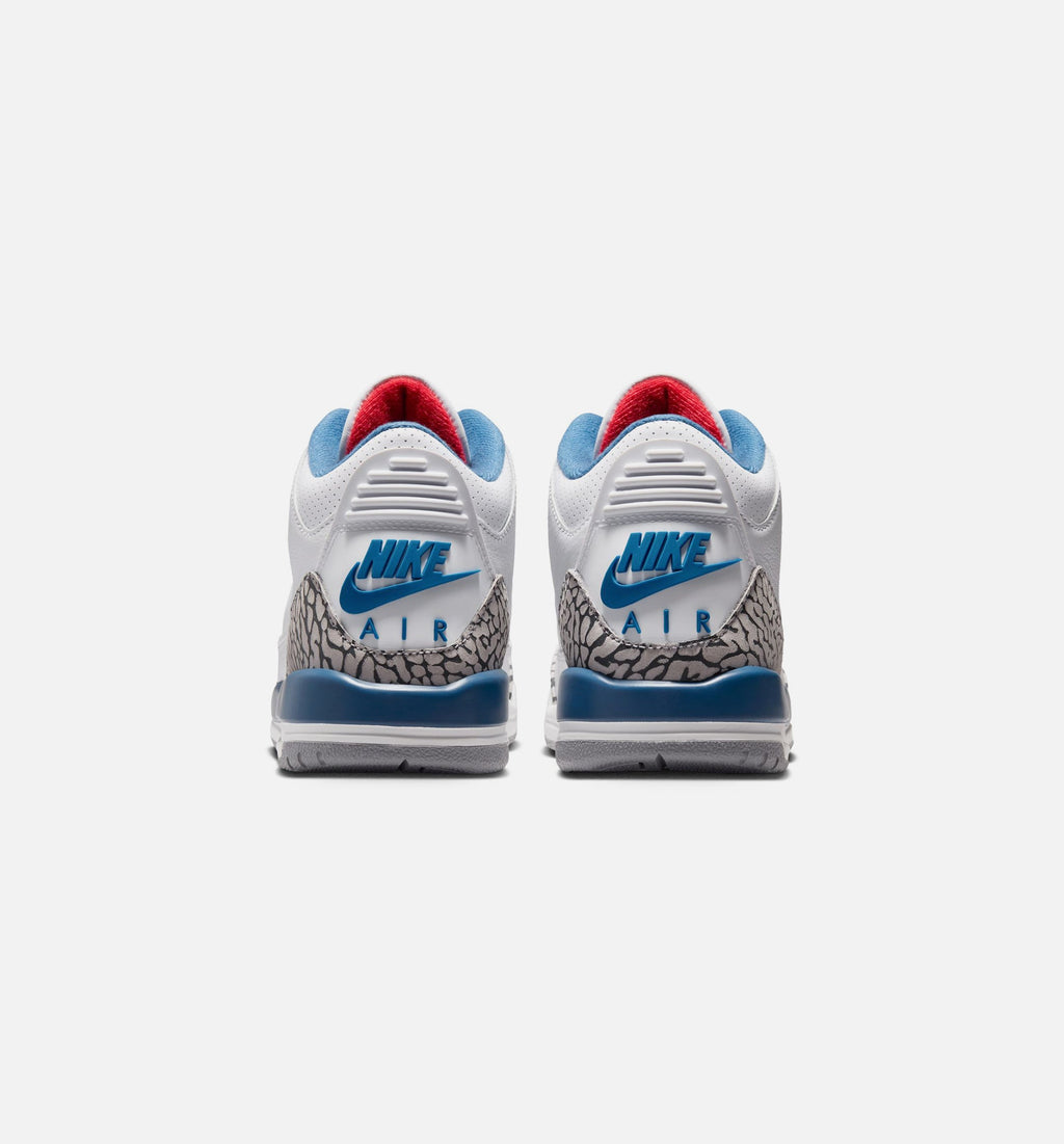 Air Jordan 3 Retro OG 'True Blue' Grade School - White/Fire Red/True Blue