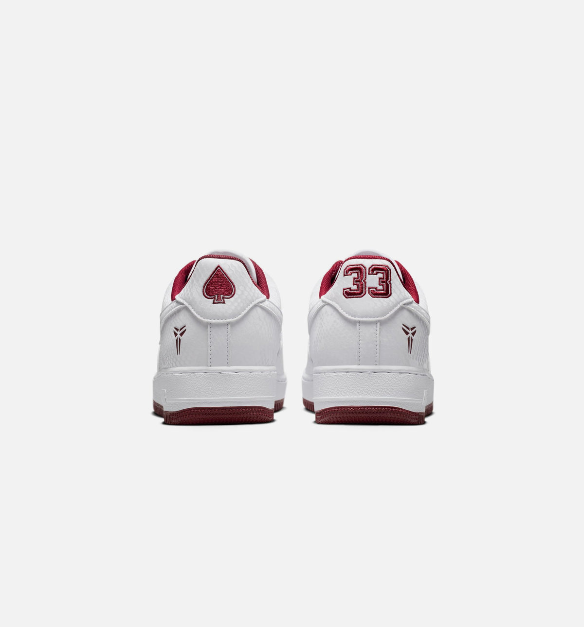 Kobe Air Force 1 Low 'Merion' - Men's Lifestyle Sneaker (White/Team Red/White)