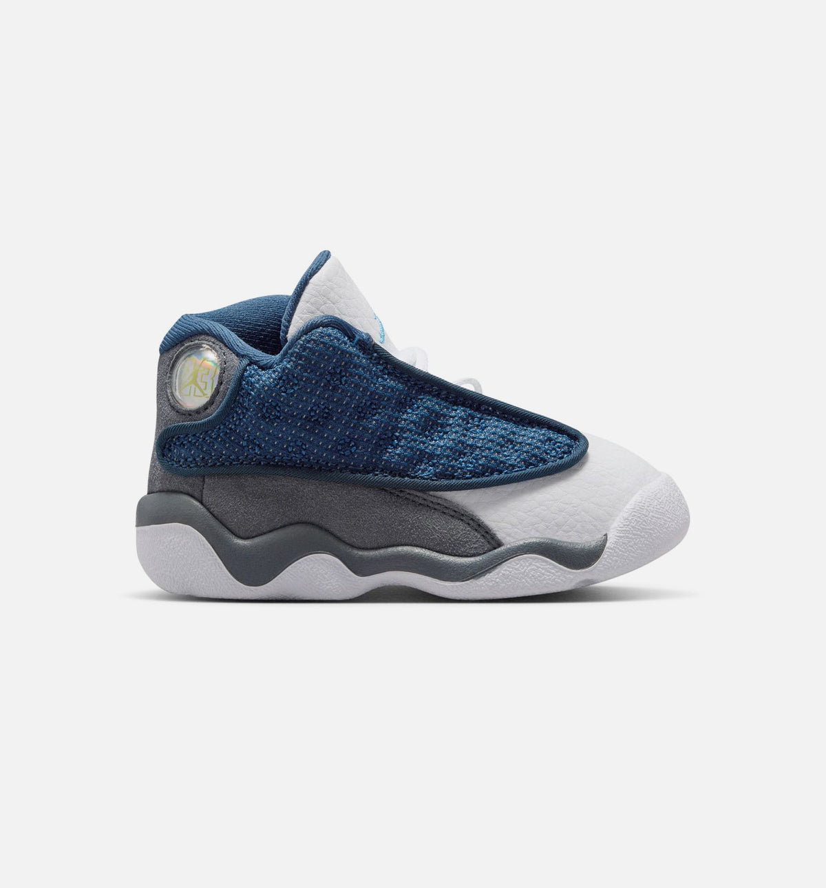 Air Jordan 13 Retro 'Navy and Flint Grey' - Infant/Toddler Lifestyle Sneaker (Navy/University Blue/Flint Grey/White)