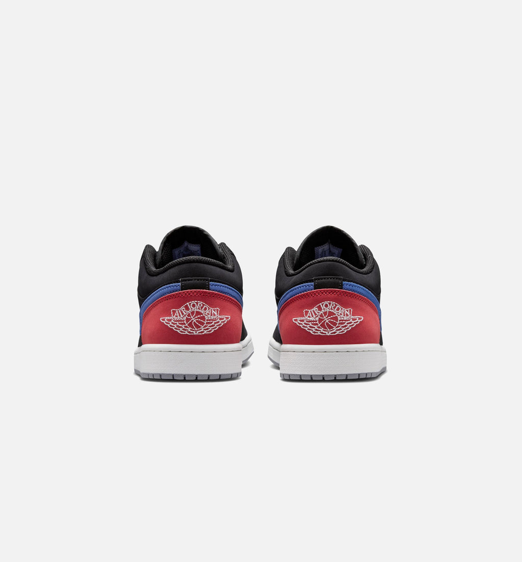 Air Jordan 1 Low - Men's Lifestyle Sneaker (Black/Summit White/True Blue/Varsity Red)