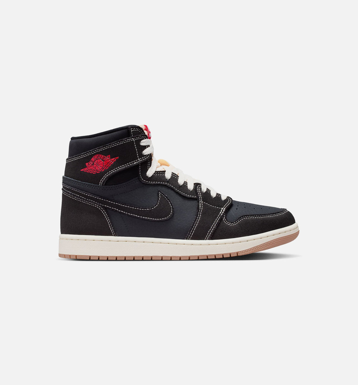 Air Jordan 1 Retro High OG 'Flight Club' - Men's Lifestyle Sneaker (Black/University Red/Sail/Gum Medium Brown)
