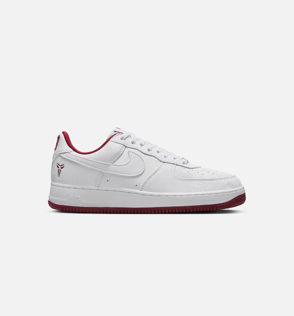 Kobe Air Force 1 Low 'Merion' - Men's Lifestyle Sneaker (White/Team Red/White)