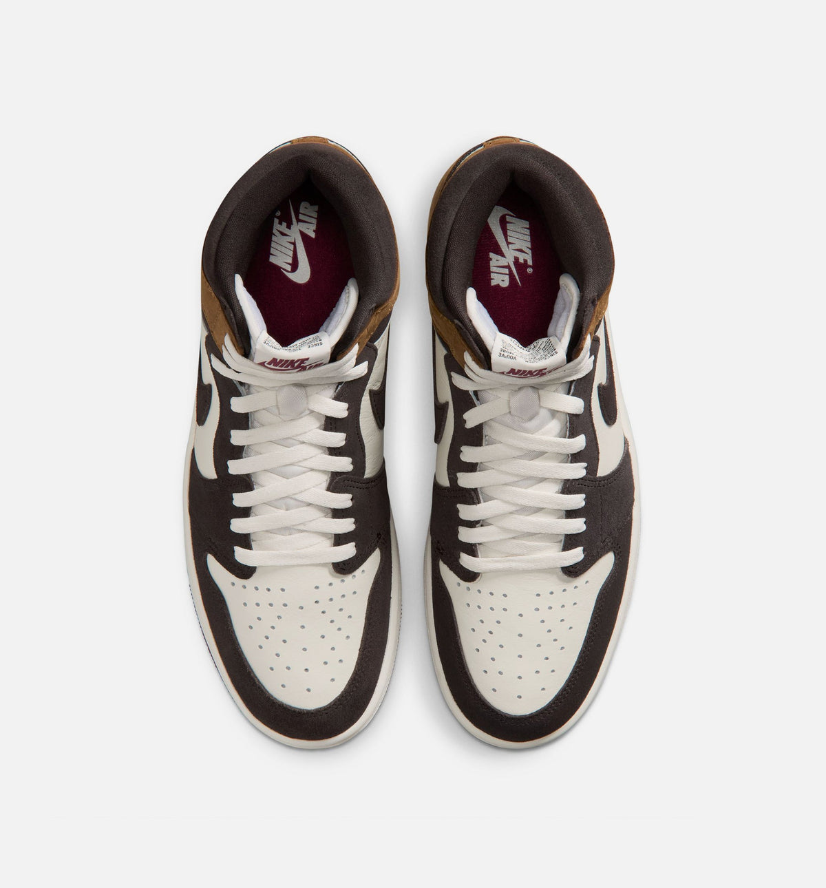 Air Jordan 1 Retro High OG 'Love Letter' - Men's Lifestyle Sneaker (Shadow Brown/Team Red/Light British Tan)