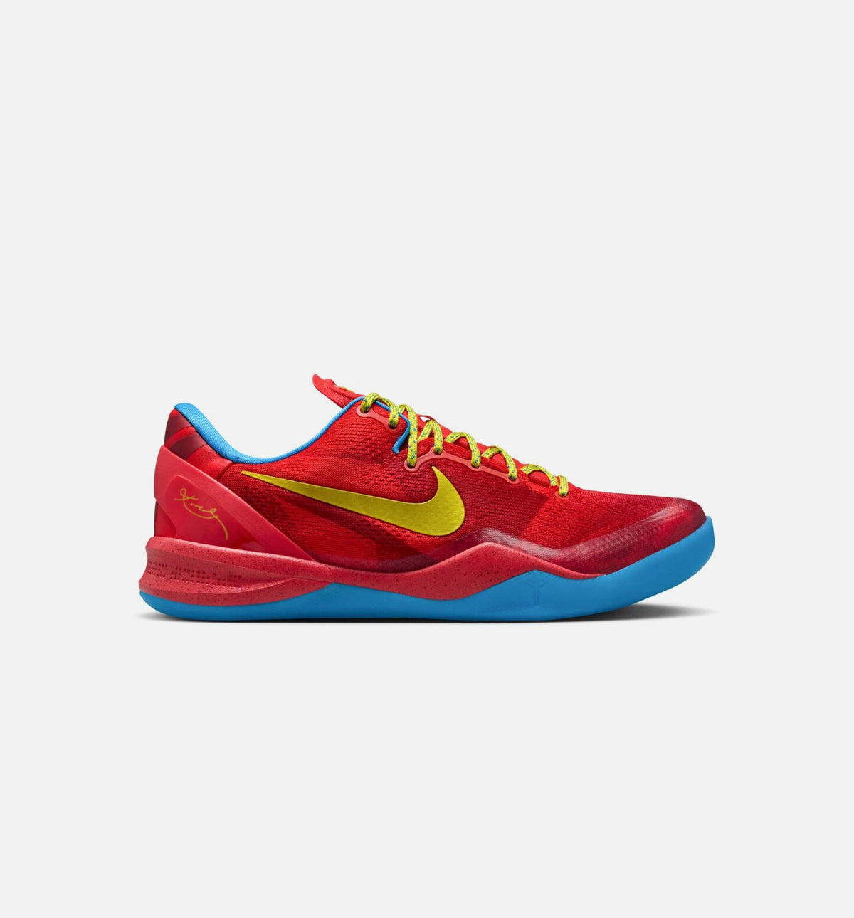 Kobe VIII Protro 'Year of the Horse' - Men's Lifestyle Sneaker (Light Crimson/Vivid Blue/Bright Citron)