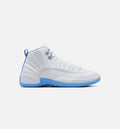 Air Jordan 12 Retro 'White and University Blue' - Men's Lifestyle Sneaker (White/University Blue/Metallic Silver)