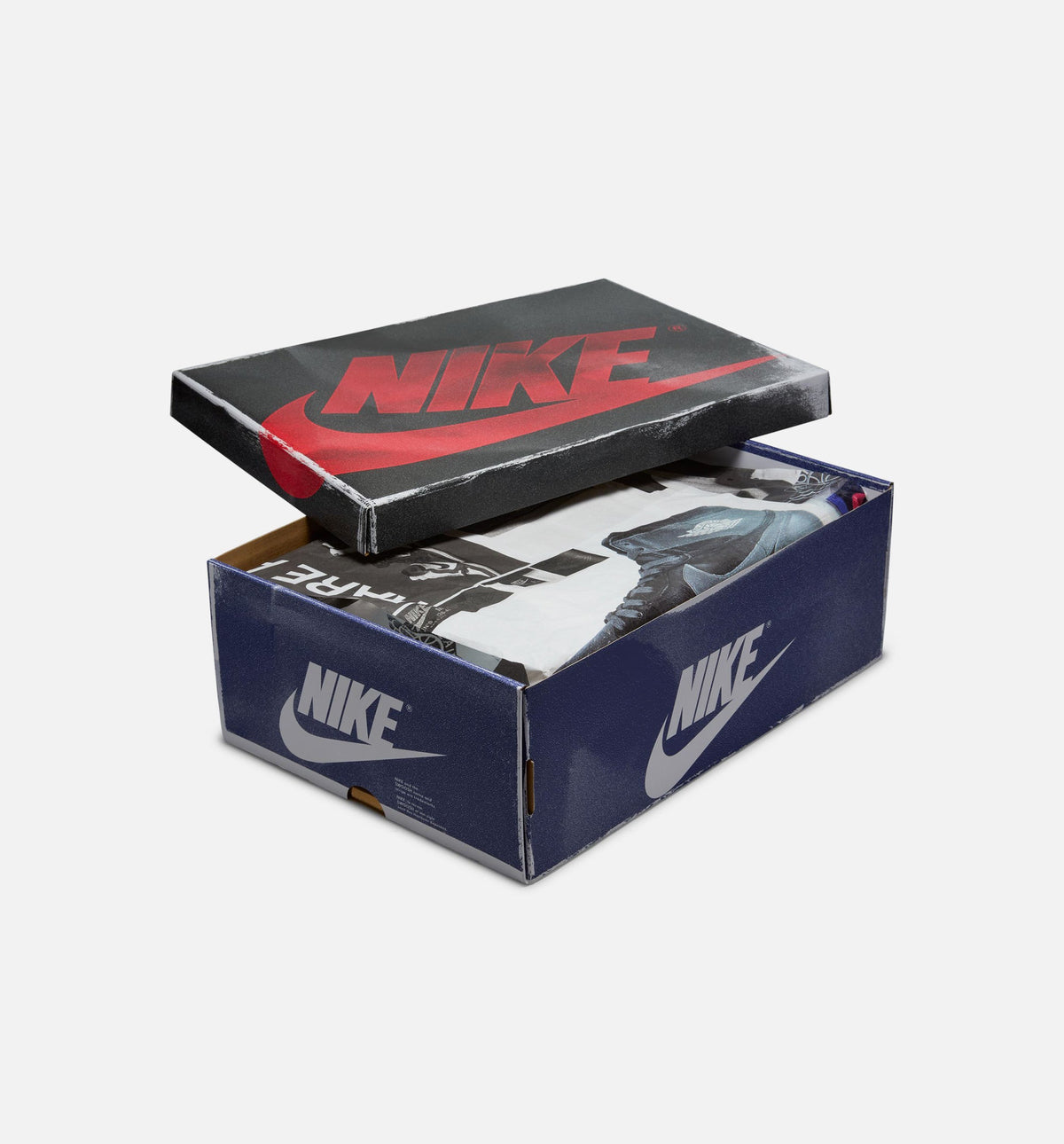 Air Jordan 1 Retro High OG 'Rare Air' Deep Royal Blue - Men's Lifestyle Sneaker (White/Black/Neutral Grey/Deep Royal Blue)