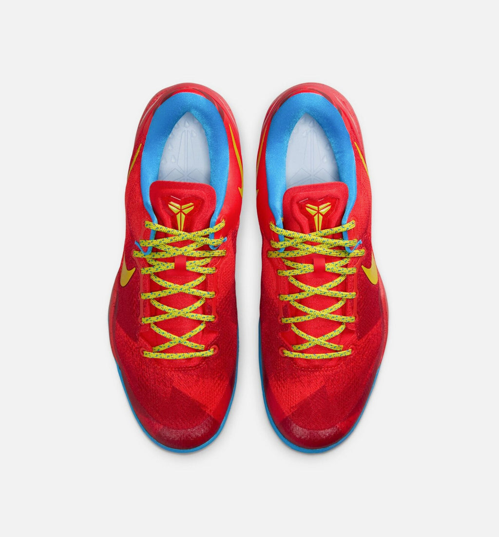 Kobe VIII Protro 'Year of the Horse' - Men's Lifestyle Sneaker (Light Crimson/Vivid Blue/Bright Citron)