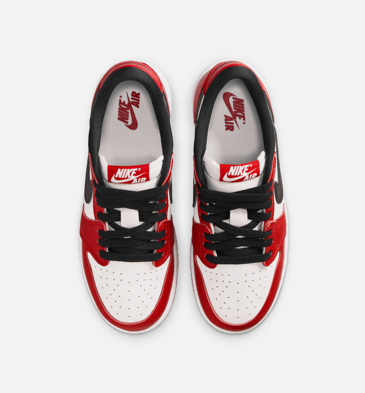 Air Jordan 1 Retro Low OG 'Laser Black and Varsity Red' Grade School - Black/Varsity Red/Summit White